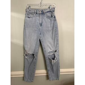 &Denim Loose Mom Jeans